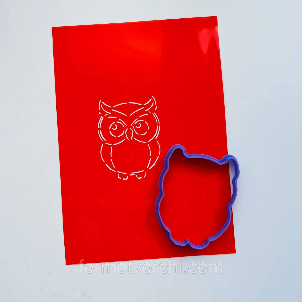 3D-формочки-вирубки для пряників "Сова 6"
