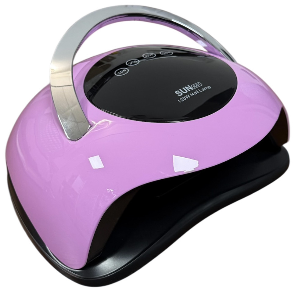 Лампа для манікюру Sun BQ5T 120 Вт LED/UV, рожева, фото 1