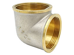 Кутник з проточкою ASCO 11/2" ВВ, нікель 202302-0011