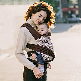 Май слінг Love & Carry від 2х міс, коричневий LC359