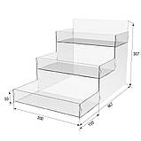 Органайзер EKOSTAR для стаканчиків на 3 полиці 300х467х307, фото 3