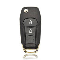 Корпус ключа Ford на 2 кнопки (під логотип) пластик