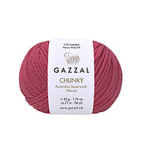 Gazzal CHUNKY (Газзал Чанкі) №157 фрез (Пряжа 100% меринос, нитки для в'язання)