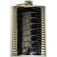 Фляга металева в шкірі №GDA9-1