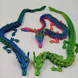 Гра іграшка рухома 3D Дракон 65 грам 60см, колір мікс