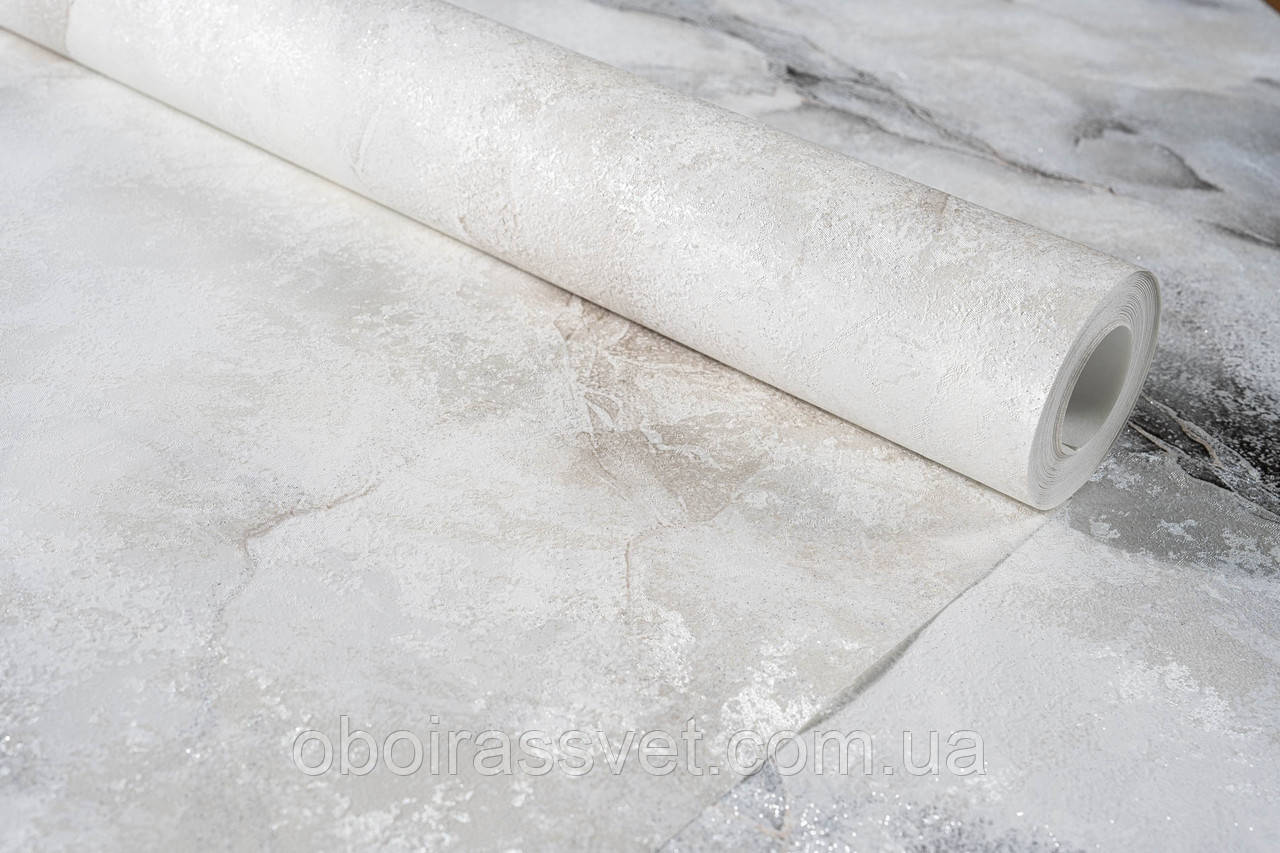 Шпалери 1329-02 полегшений вінил гарячого тиснення на флізелін 15 м ширина 1.06 м = 5 смуг по 3 метри