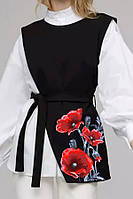 Заготовка для вишивки Камізелька жіноча "Маки" КЖ14 ТМ "Світанок"