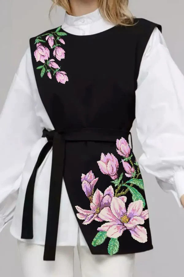 Заготовка для вишивки Камізелька жіноча "Магнолії" КЖ3 ТМ "Світанок", фото 1