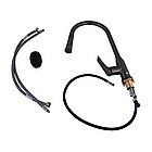 Змішувач для кухні Qtap Vlasta New з висувним виливом QTVLA344GMB45647 Gunmetal Графіт (збройова сталь), фото 6