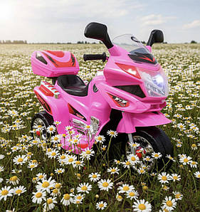 Дитячий мотоцикл на акумуляторі M6 Рожевий M6 518
