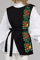 Заготовка для вишивки Камізелька жіноча з традиційним орнаментом КЖ16 ТМ "Світанок"