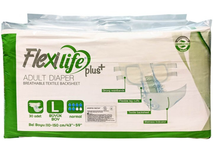 Підгузки для дорослих Flexi life plus L (110-150 см)