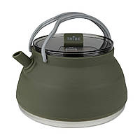 Чайник Tribe Collapsible Kettle 1,5 л силіконовий T-FF-0026, olive