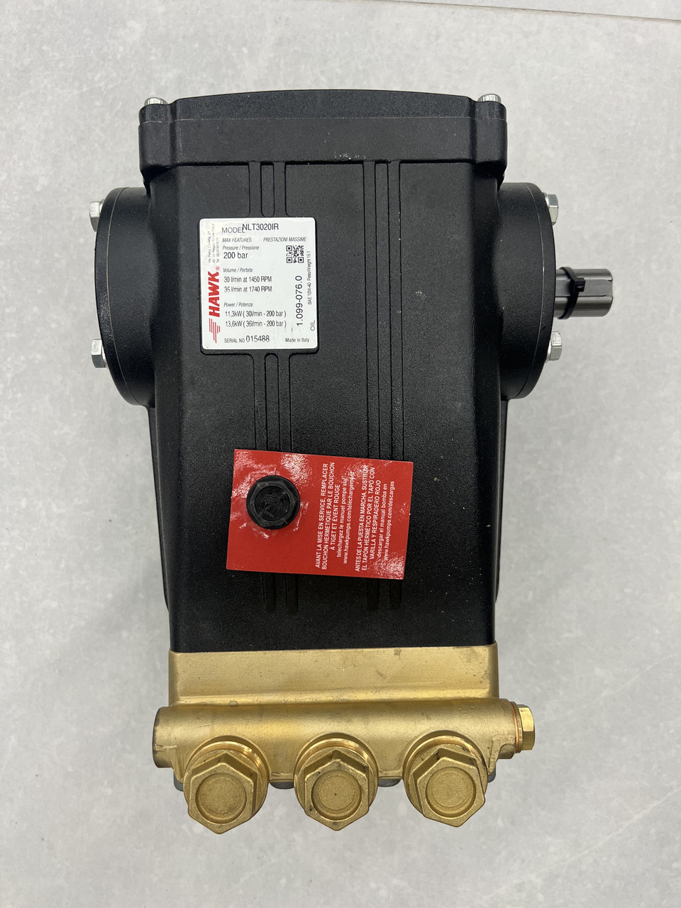 Hawk NLT 3020IR  30л 200бар насос помпа високого тиску, фото 1