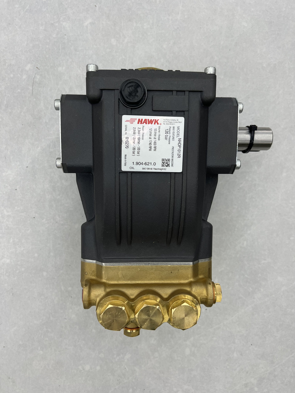 Насос HAWK Nhdp 1012R 10л 120бар помпа насос високого тиску, фото 1