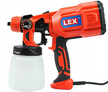 Краскораспылитель для покраски LEX LXES01 550 230В 100–200 мл/мин 160 л/мин, фото 4
