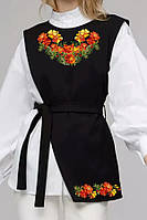 Заготовка для вишивки Камізелька жіноча "Чорнобривці" КЖ6 ТМ "Світанок"