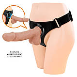 Страпон Pretty Love Harness Briefs Jerry 7.6", фото 2