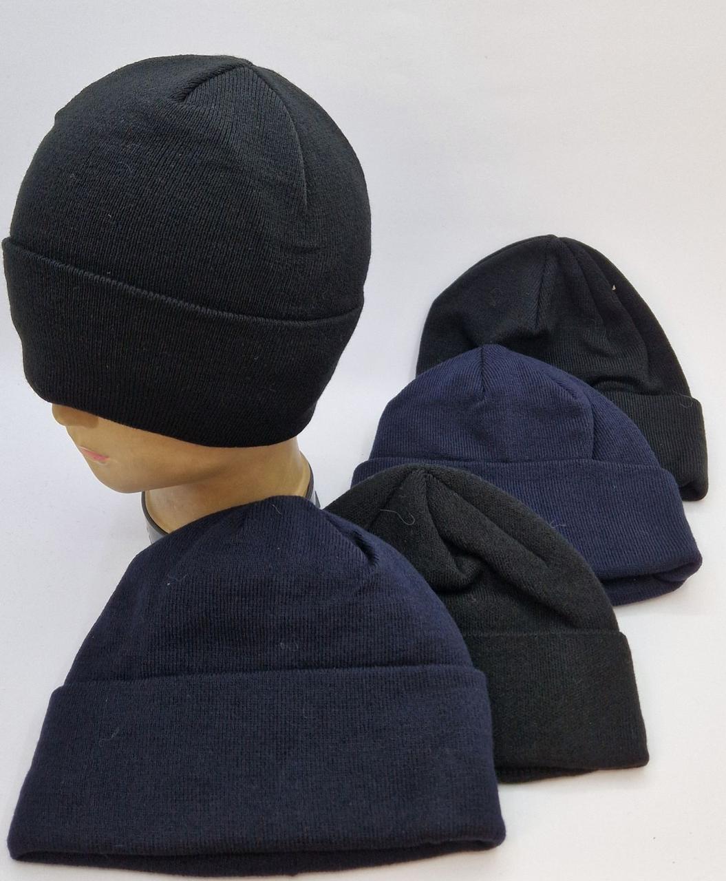 Тепла зимова шапка шестіклинка чоловіча