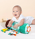 Розвиваючий валик HB 0094 ABC мультисенсорна тактильна іграшка для немовлят Зелена, фото 6