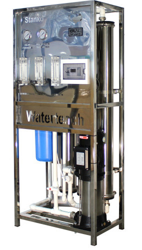 Промислова система зворотного осмосу Stanko WaterTeach ROHD 4040 PROFI (3 мембрани, хром), фото 1