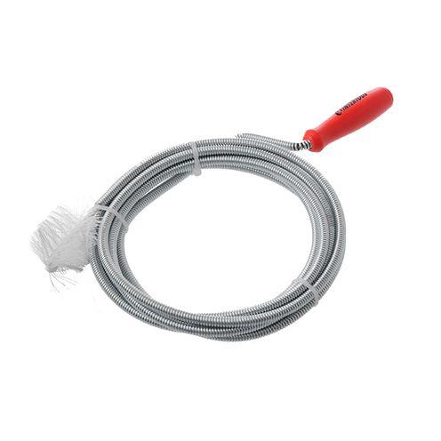 Трос для чищення труб, 6 мм × 3 м, наконечник: рифлений дріт INTERTOOL HP-1005