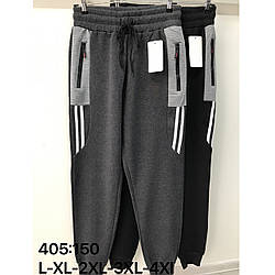 Чоловічі спортивні штани на байці Фабричний Китай Розміри: 46,48,50,52,54 (16355)