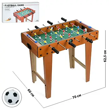 Настільна гра Футбол HZ101A на штангах з ніжками дерев'яний