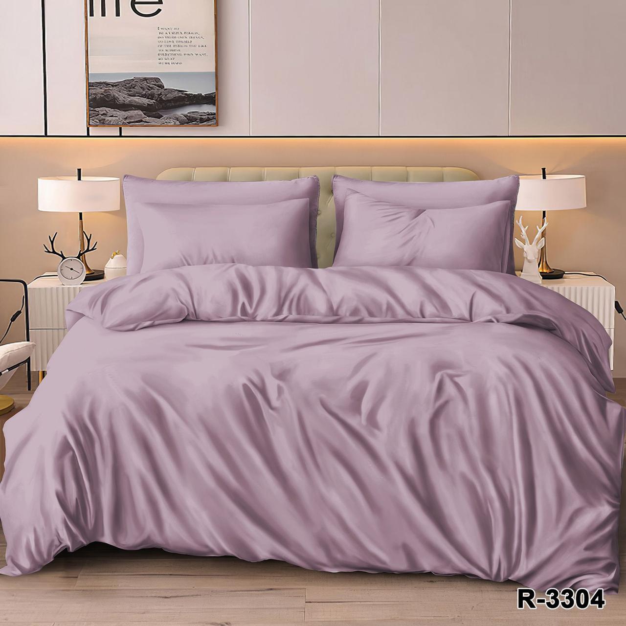 Комплект постільної білизни в Коробці Тет-@-Тет євро 3304 ранфорс Лаванда, фото 1