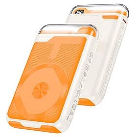 Повербанк Power Bank Borofone BJ69 Skillful PD20W magnetic, night light 10000mAh Колір Молочно-білий