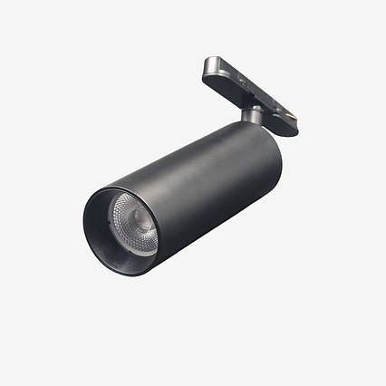 Led cвітильник трековий Light Club 220V 18w 4000К чорний поворотний WL-208С-18-4-BK, фото 1