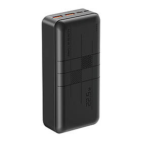 Повербанк Power Bank XO PR189 PD20W+QC22.5W 30000 mAh Черный