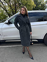 Пальто кашемировое женское с поясом на подкладке 42-44 46-48 50-52