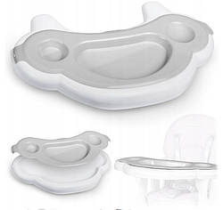 Піднос для стільчика для годування Ricokids Sinco сірий