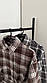 Жіноча укорочена сорочка в клітинку вільного фасону (р. 42-46) 6BL1118, фото 6
