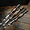 Подарунковий набір шампурів у дерев'яному кейсі-столику "Кулінар Браун", фото 5