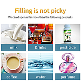 Дозатор з магнітним насосом YT-1-6 для розливу агресивних рідин (6000 мл/хв, антикорозійний) головка з нержавіючої сталі, фото 9