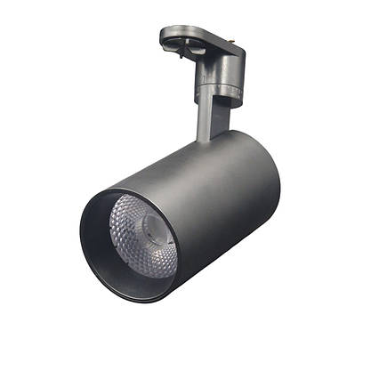 Led cвітильник трековий Light Club 220V 24w 4000К чорний поворотний WL-209С-24-4-BK, фото 1