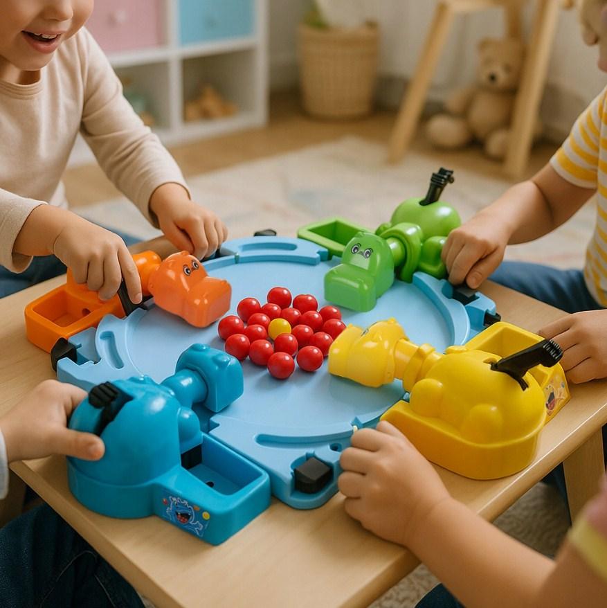 Аркадна Гра «Голодні бегемоти» ISO TRADE ловля кульок 26335, фото 1