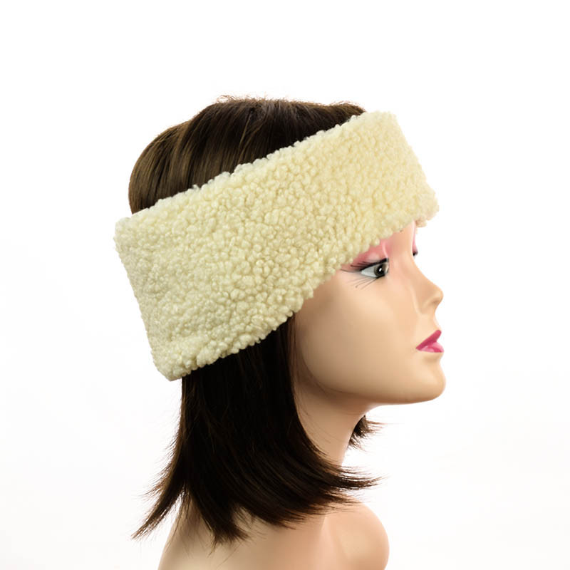 Хутряна пов'язка на голову Баранчик