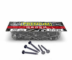 Цвяхи будівельні Толеві 2.5 х 32 мм 200 грам