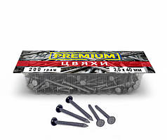 Цвяхи будівельні Толеві 2.5 х 40 мм 200 грам