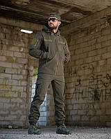 Тактичний костюм софтшел BANDIT oliva, армійська форма хакі, військова форма олива софтшелл