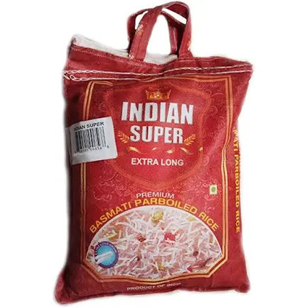 Рис басматі пропарений Indian Super Extra Long, 1 кг, фото 1