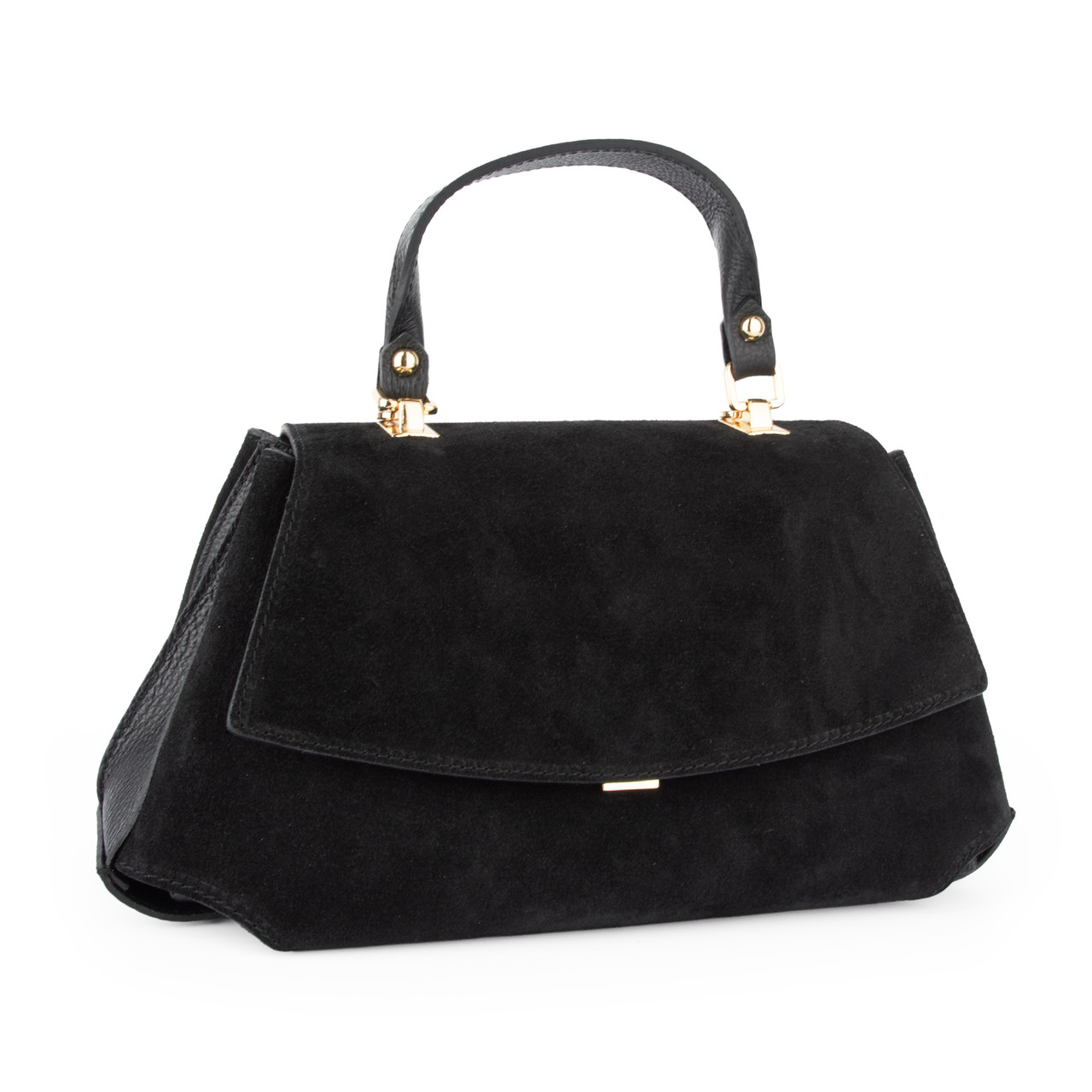 Сумка жіноча замшева Virginia Conti 04062 чорна