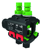 Проколюючий магістральний затискач TTD 301 neo 25-95/25-95, з'єднувальний, для алюмінієвих та мідних провідників