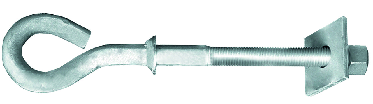 Гак прохідний GHW 20/250, діаметр 20 мм, вага 1.23 кг, фото 1