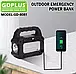 Портативна зарядна станція-ліхтар із Power bank на сонячній батареї GDPlus GD-8081 Al, фото 4
