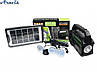 Портативна зарядна станція-ліхтар із Power bank на сонячній батареї GDPlus GD-8081 Al, фото 2