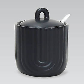 Цукорниця з ложкою керамічна 300 мл. Maestro MR-20006-09 - MegaLavka